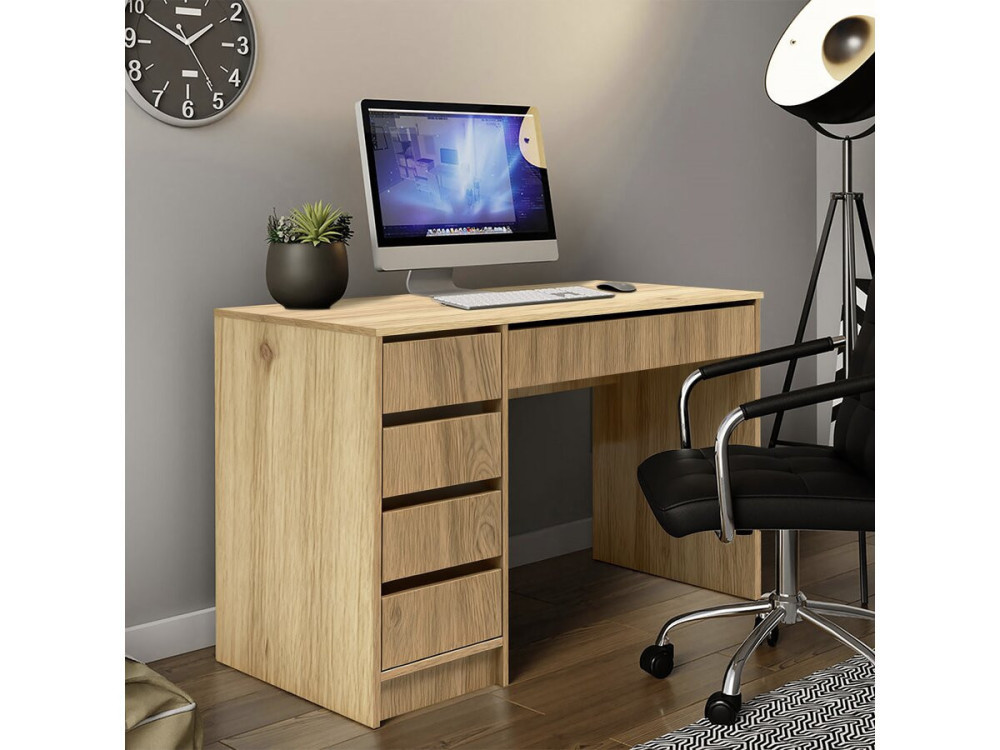 Schreibtisch „Ada“ - 120 x 75 x 55 cm - Braun