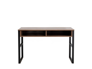 Holzschreibtisch "Nove" - 120 x 60 x 75 cm - Walnussholz