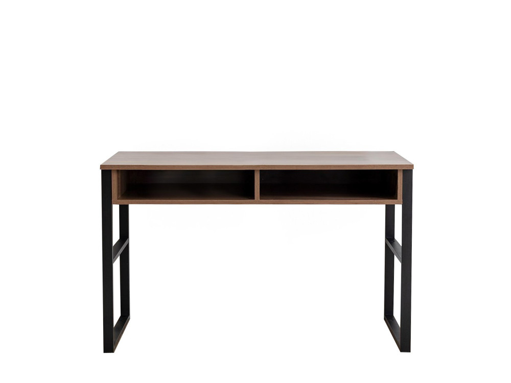 Holzschreibtisch "Nove" - 120 x 60 x 75 cm - Walnussholz