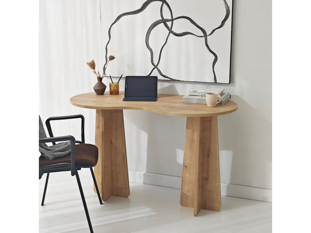 Holzschreibtisch "infini" 120 x 60 x 75 cm - Saphir-Eiche