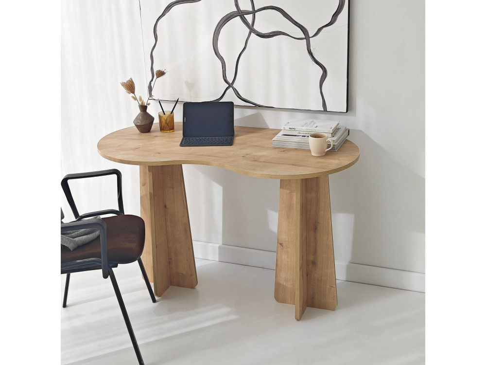 Holzschreibtisch "infini" 120 x 60 x 75 cm - Saphir-Eiche