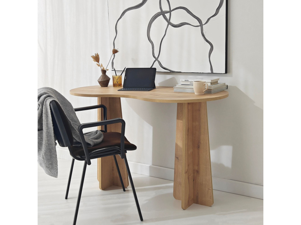 Holzschreibtisch "infini" 120 x 60 x 75 cm - Saphir-Eiche