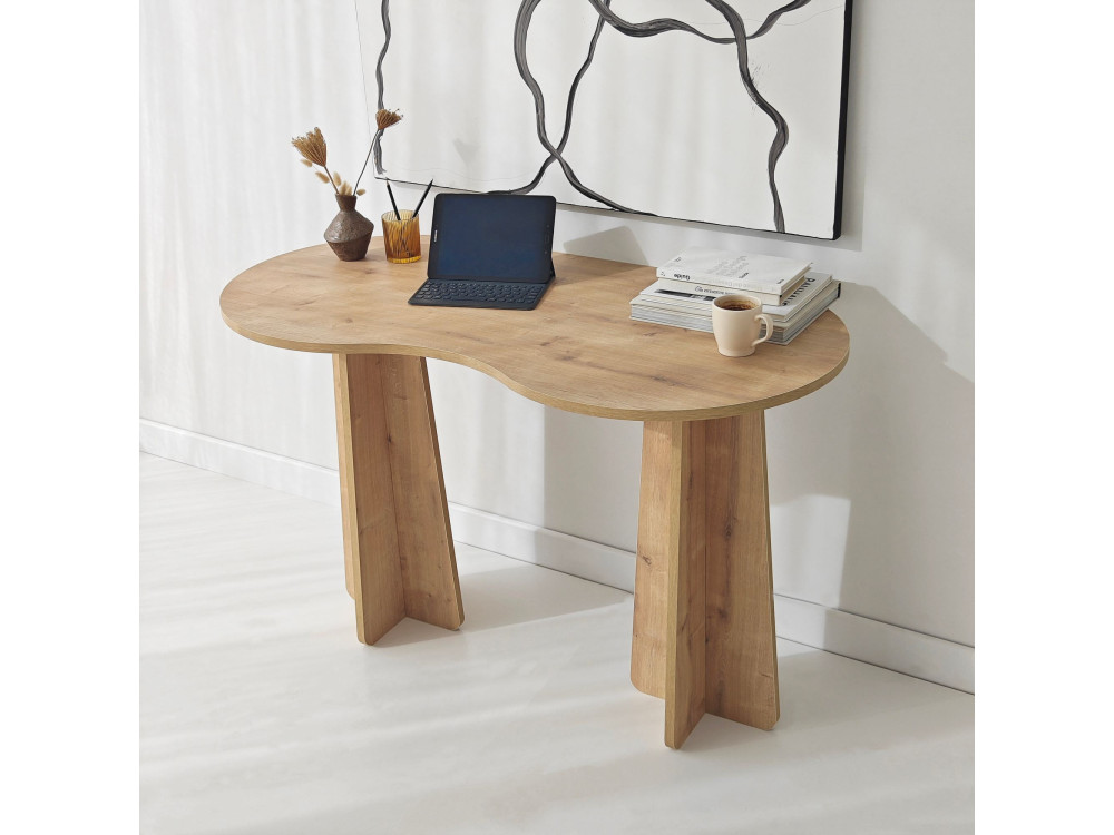 Holzschreibtisch "infini" 120 x 60 x 75 cm - Saphir-Eiche