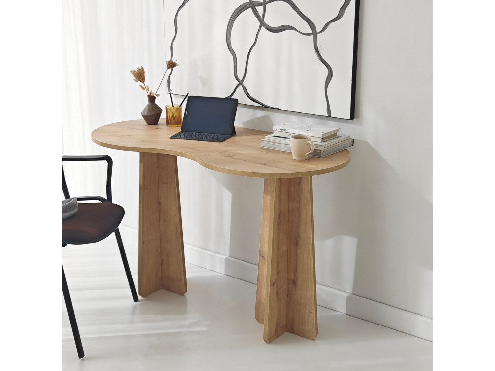 Holzschreibtisch "infini" 120 x 60 x 75 cm - Saphir-Eiche