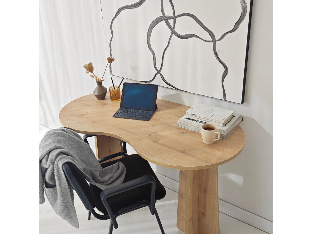 Holzschreibtisch "infini" 120 x 60 x 75 cm - Saphir-Eiche
