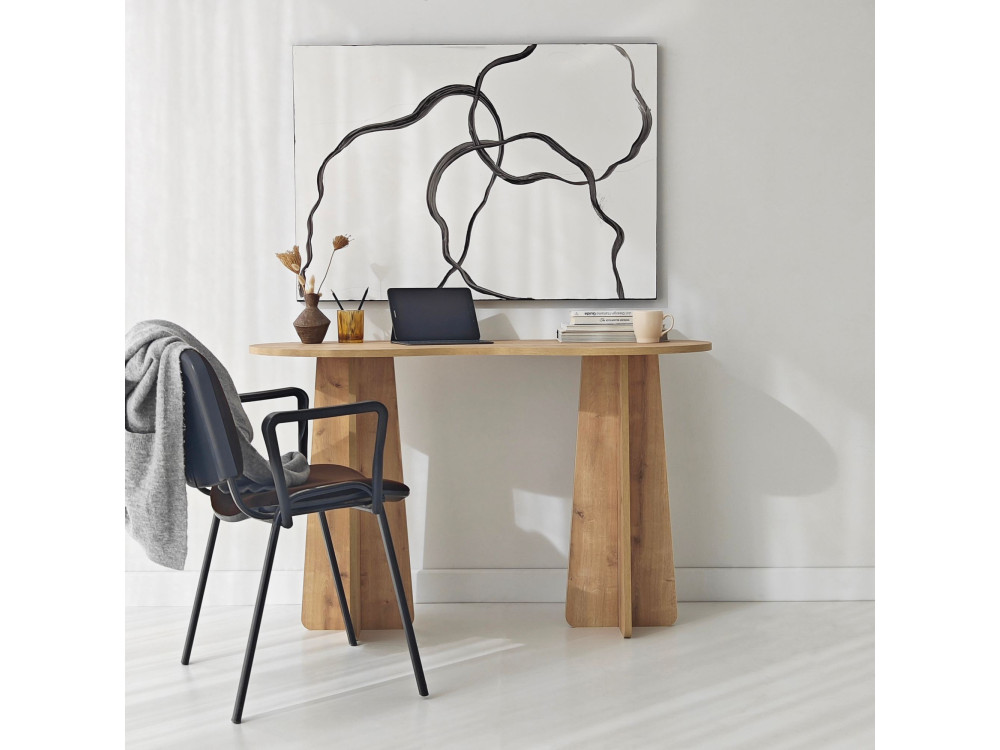 Holzschreibtisch "infini" 120 x 60 x 75 cm - Saphir-Eiche