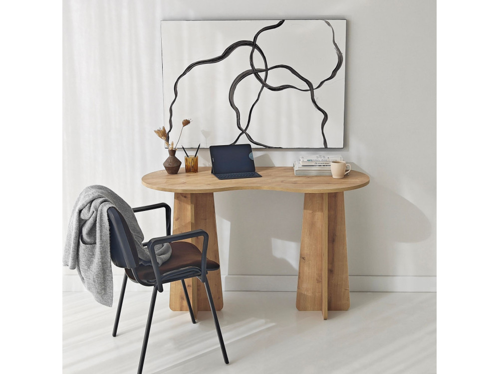 Holzschreibtisch "infini" 120 x 60 x 75 cm - Saphir-Eiche