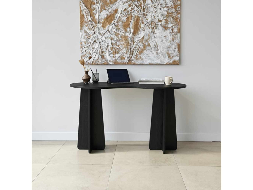 Holzschreibtisch "infini" 120 x 60 x 75 cm - Schwarz
