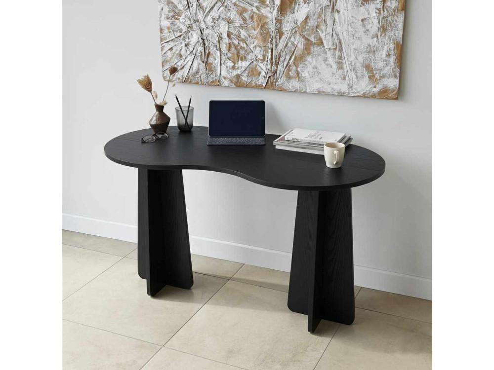 Holzschreibtisch "infini" 120 x 60 x 75 cm - Schwarz