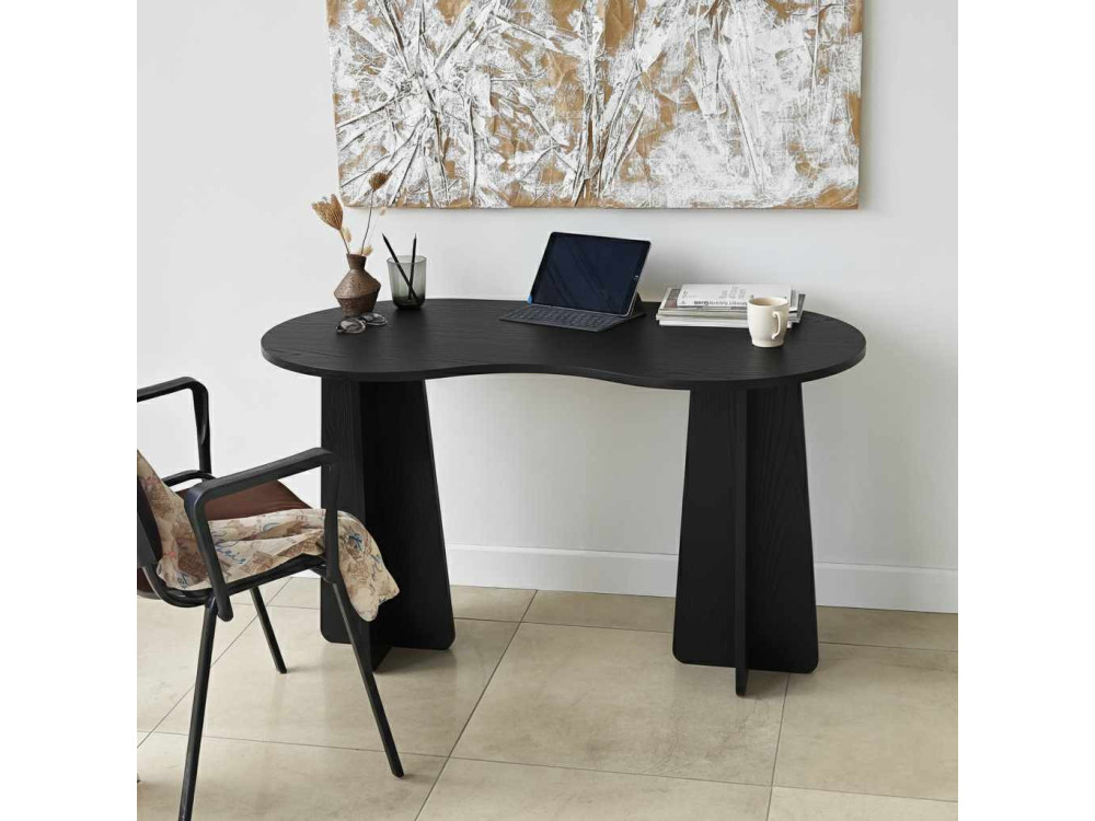 Holzschreibtisch "infini" 120 x 60 x 75 cm - Schwarz