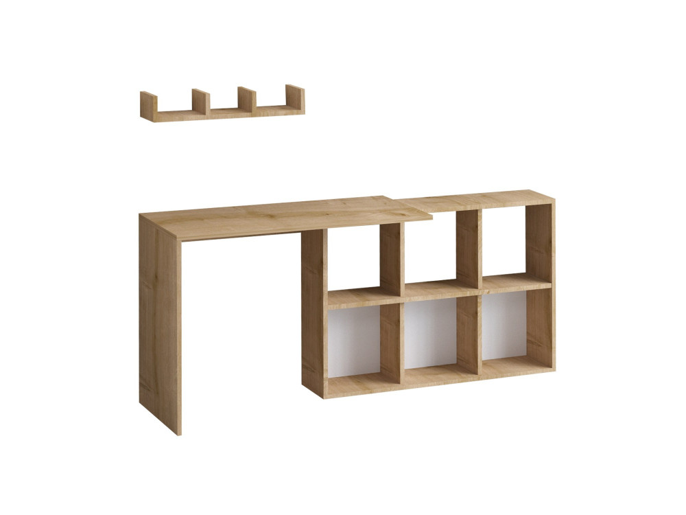 Holzschreibtisch "Blake" 74 x 45 x 145 cm - Eiche