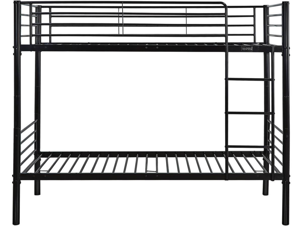 Etagenbett "ADAM" - 90 x 190 cm - Metall - Taupe