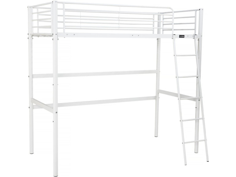 Hochbett "Alora" - 90 x 190 cm - Weiß