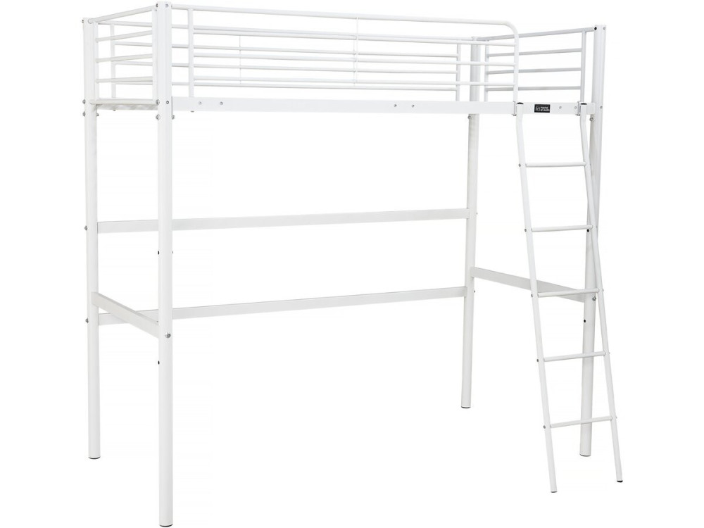 Hochbett "Alora" - 90 x 190 cm - Weiß