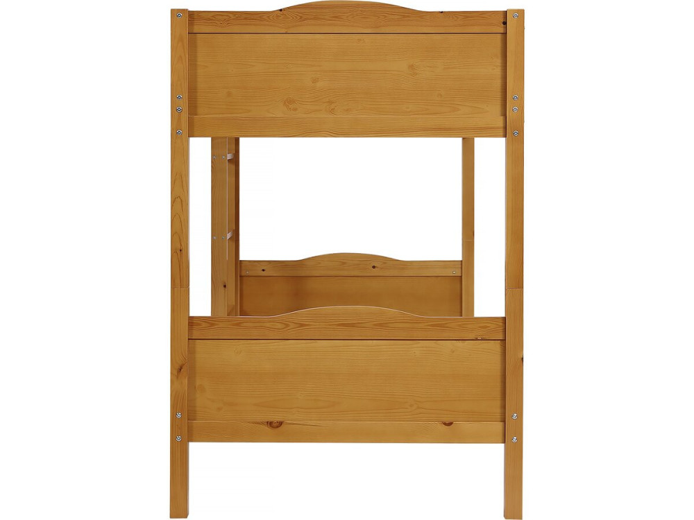 Etagenbett „Gabriel“ aus Holz – 90 x 190 cm – Braun
