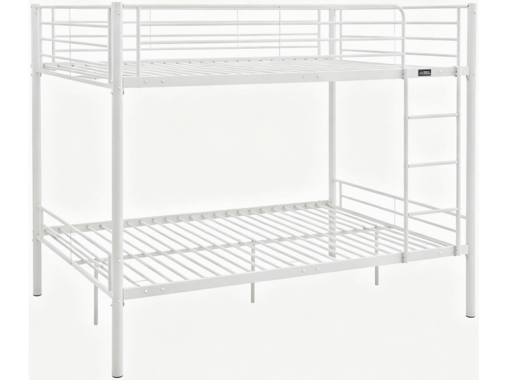 Doppelstockbett mit Bettkasten "Adam" - 140 x 190 cm - Weiß