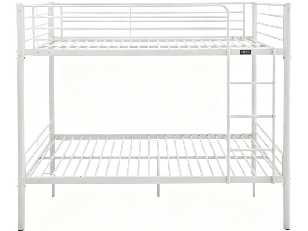 Doppelstockbett mit Bettkasten "Adam" - 140 x 190 cm - Weiß