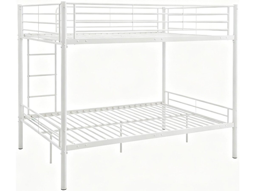 Doppelstockbett mit Bettkasten "Adam" - 140 x 190 cm - Weiß