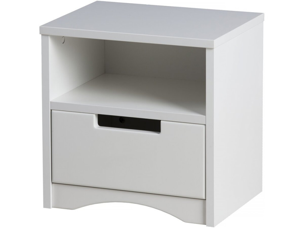 Kinder-Nachttisch "Classic" -40,5 x 39,5 x 30,5 cm- Weiß