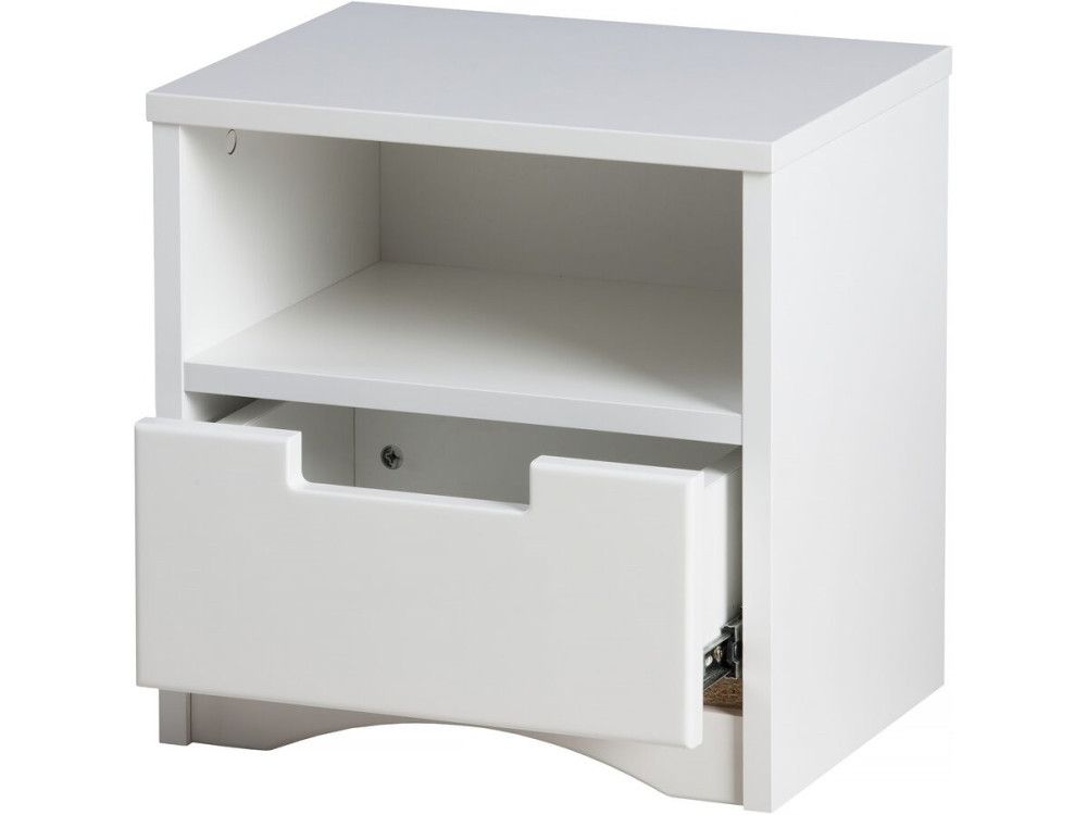 Kinder-Nachttisch "Classic" -40,5 x 39,5 x 30,5 cm- Weiß