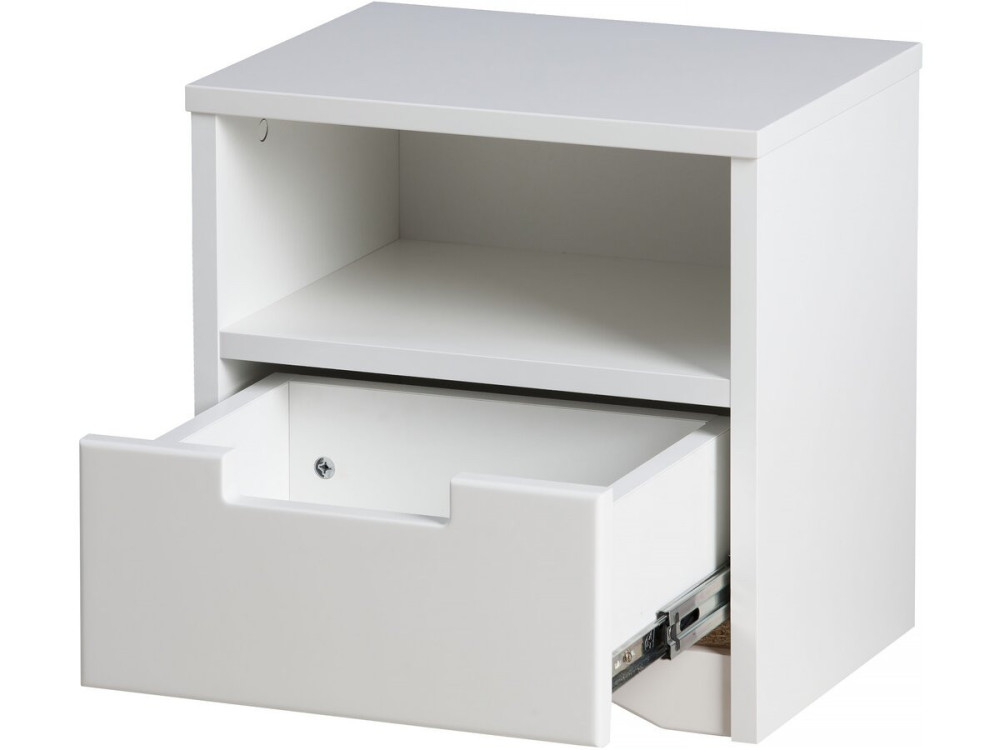 Kinder-Nachttisch "Classic" -40,5 x 39,5 x 30,5 cm- Weiß