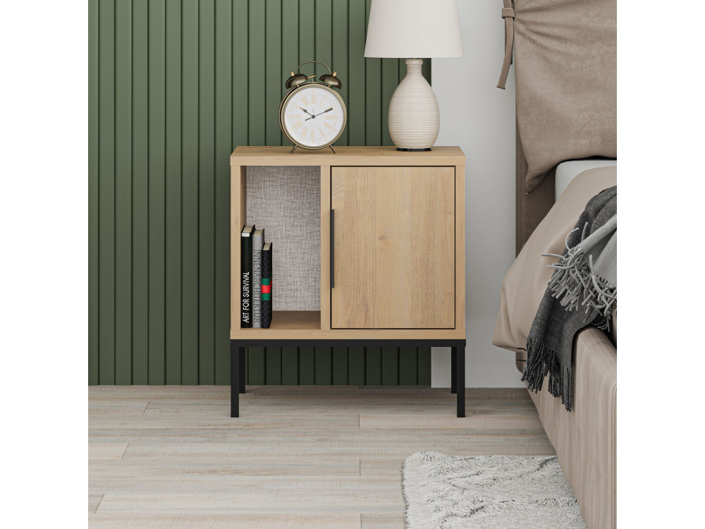 Nachttisch aus Holz "Glynn" - 45 x 35 x 50 cm - Braun