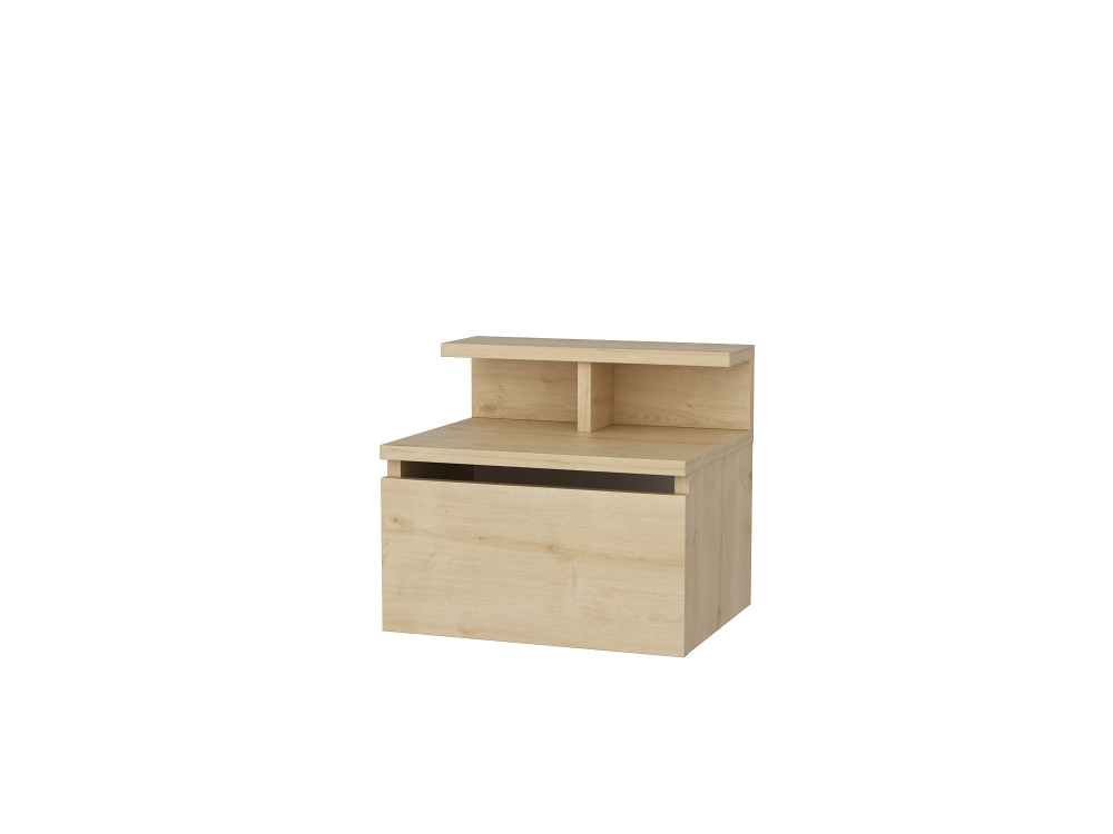 Wand-Nachttisch aus Holz "Alice" - 40 x 32 x 35 cm - Beige