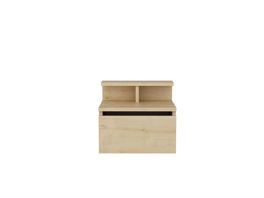 Wand-Nachttisch aus Holz "Alice" - 40 x 32 x 35 cm - Beige