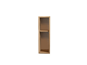 Nachttisch aus Holz "Turra" - 20 x 15 x 65 cm - Braun