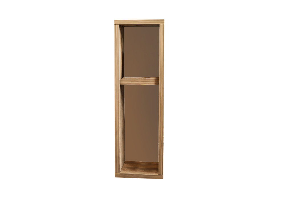 Nachttisch aus Holz "Turra" - 20 x 15 x 65 cm - Braun