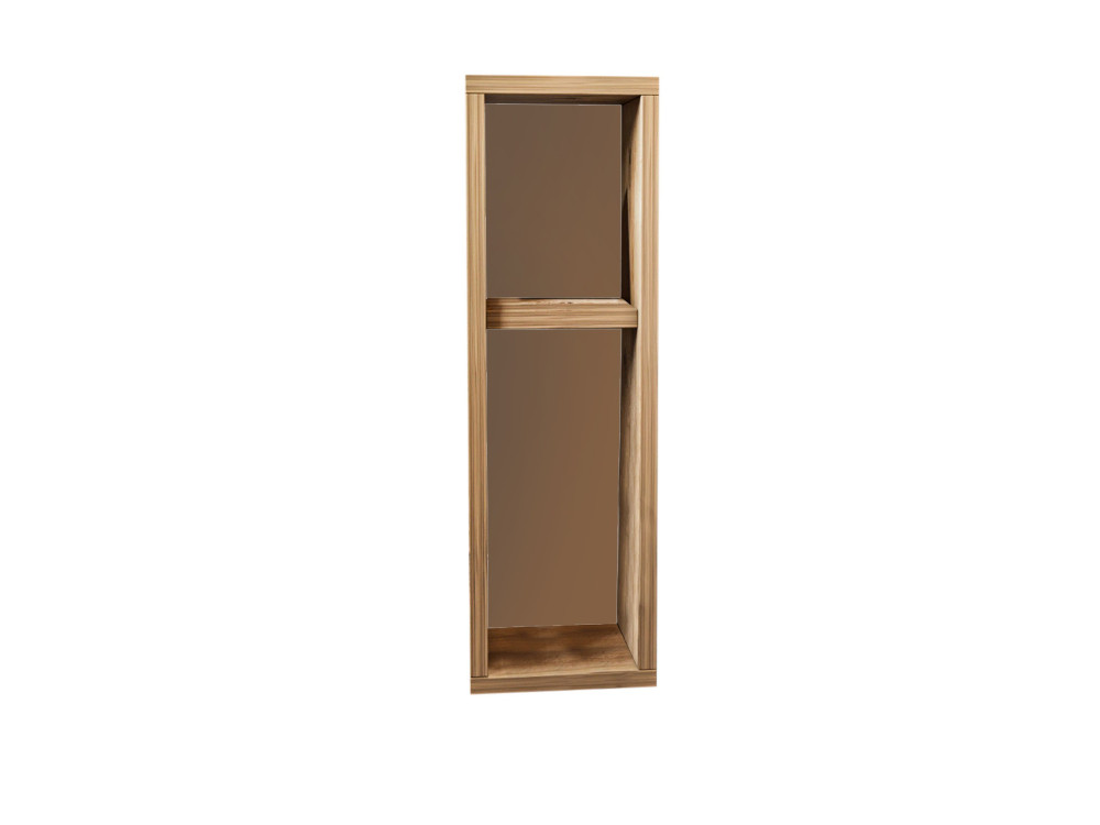 Nachttisch aus Holz "Turra" - 20 x 15 x 65 cm - Braun
