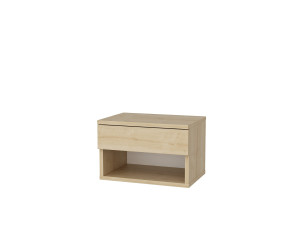 Nachttisch aus Holz "Jamot" - 45 x 29 x 32 cm - Beige