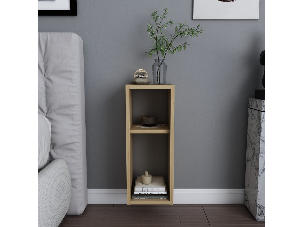 Nachttisch aus Holz "Sault" - 23 x 22 x 60 cm - Beige