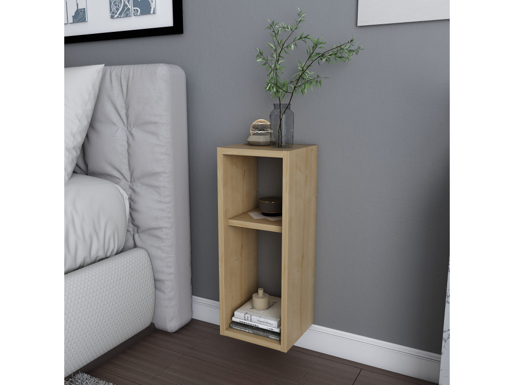 Nachttisch aus Holz "Sault" - 23 x 22 x 60 cm - Beige