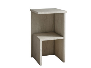 Nachttisch aus Holz "Carter" 29,6 x 29,6 x 49,4 cm - Anthrazit