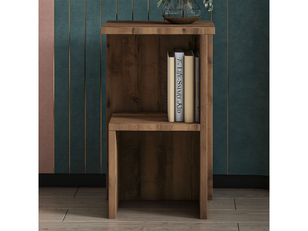 Nachttisch aus Holz "Roisin" - 30 x 30 x 50 cm - Braun