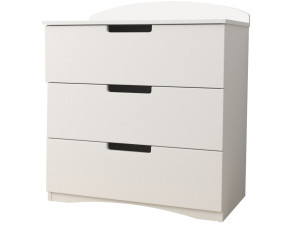 Kinderkommode "Classic" - 80,5 x 80 x 41 cm - Weiß