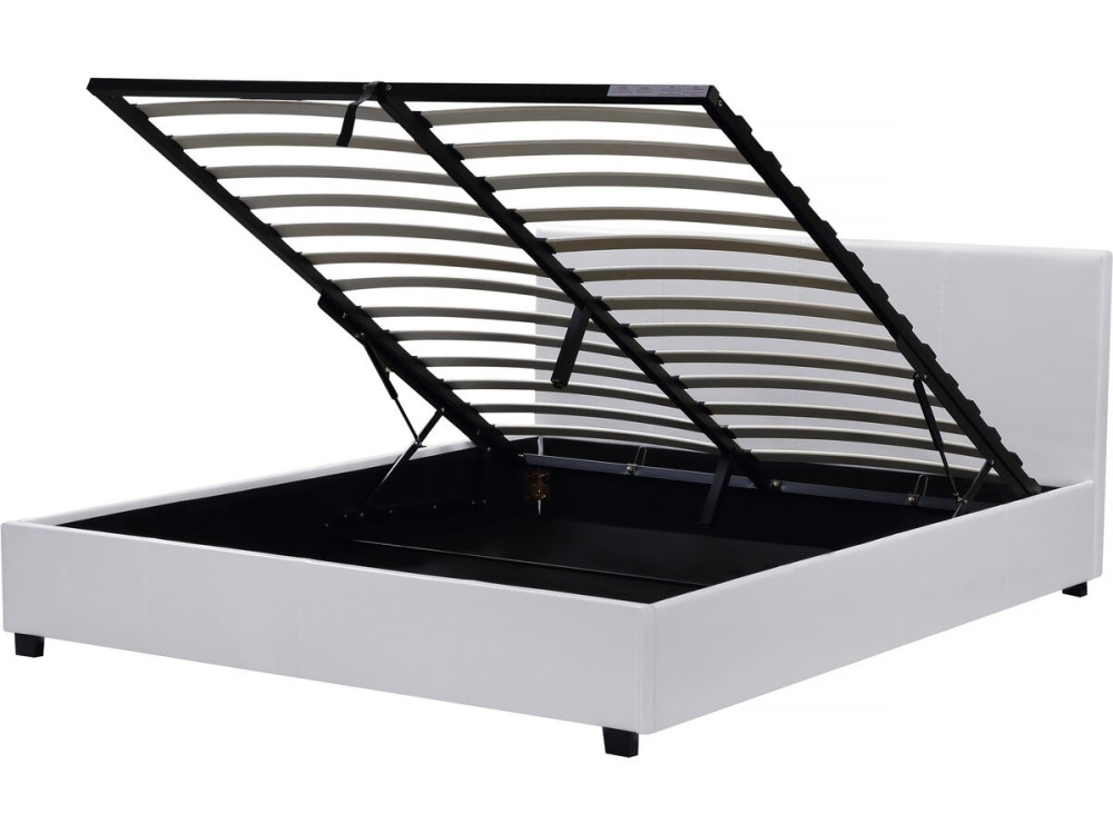 Doppelbett mit Bettkasten "Carla" - 160 x 200 cm - Weiß
