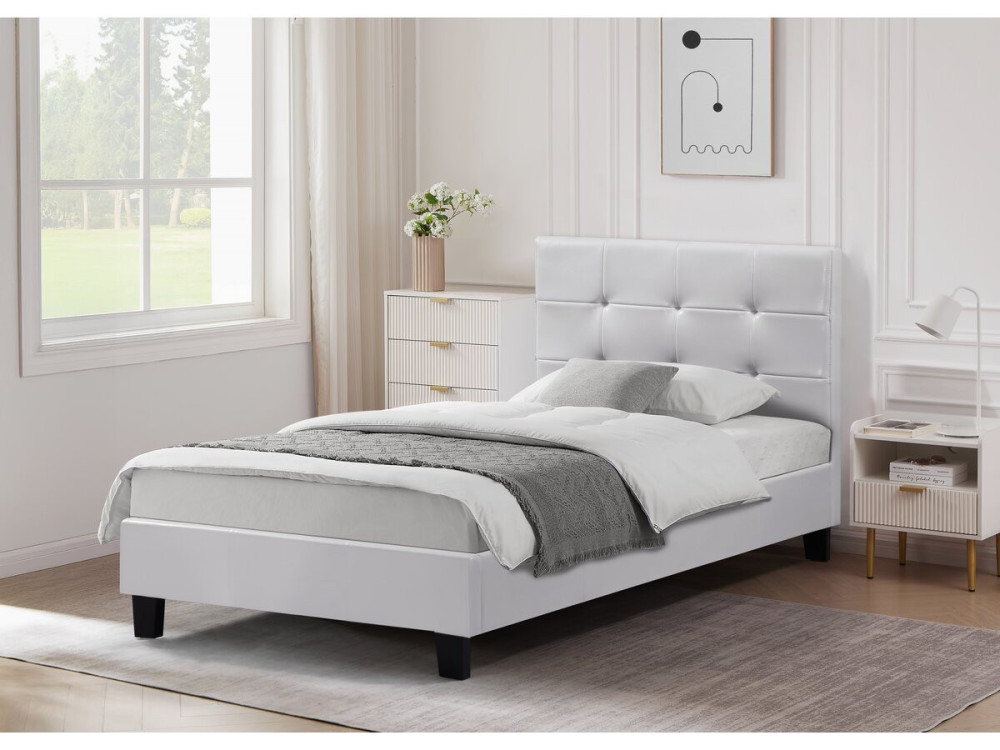 Doppelbett "Julia" - 90 x 190 cm - Weiß