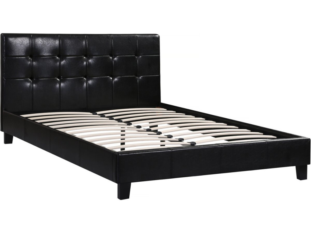 Doppelbett "Julia" - 140 x 190 cm - Schwarz