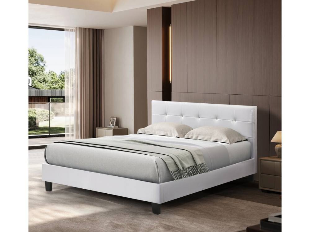 Doppelbett "Julia" - 140 x 190 cm - Weiß