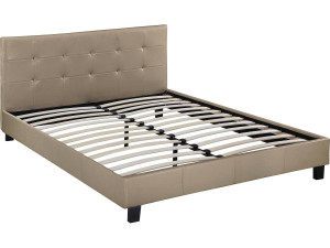 Doppelbett "Julia" - 160 x 200 - Taupe
