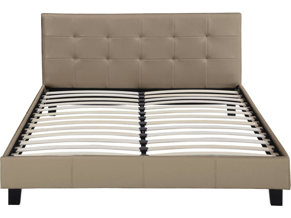 Doppelbett "Julia" - 160 x 200 - Taupe