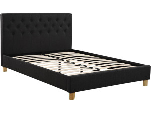 Doppelbett "Emmy" - 140 x 190 cm - Grau
