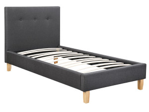 Einzelbett "Elise" - 90 x 190 cm - Dunkelgrau