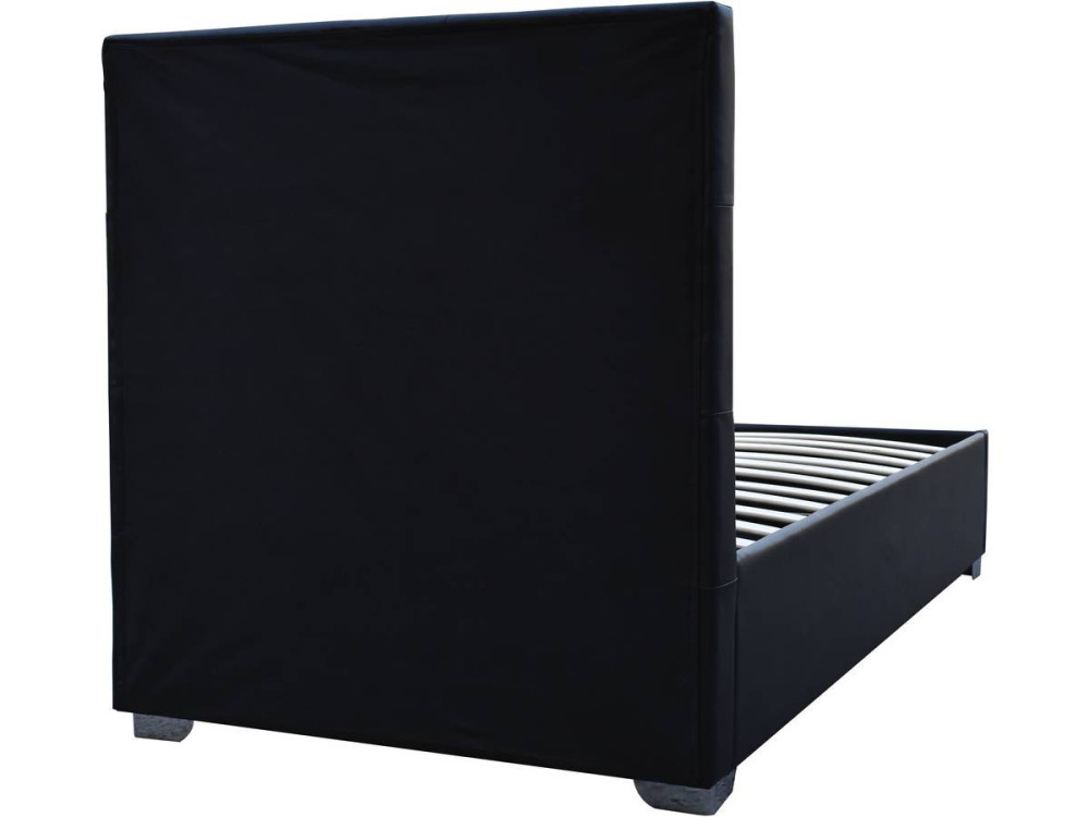Einzelbett mit Bettkasten "Tino" - 90 x 190 cm - Schwarz