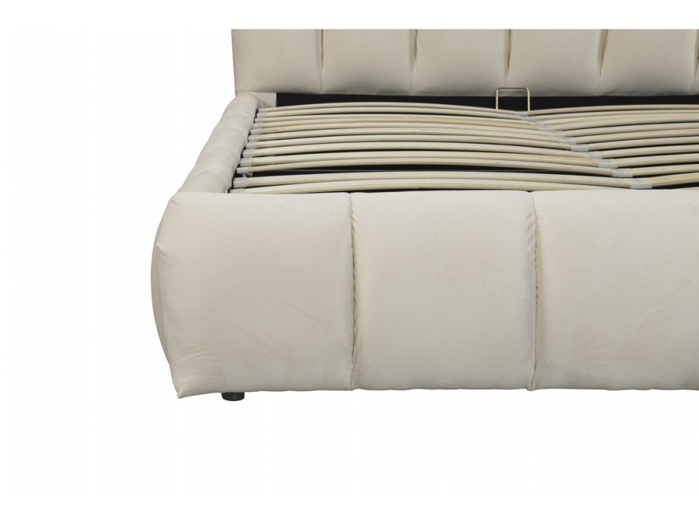 Bett mit Bettkasten "Annie" 180 x 200 cm - Beige