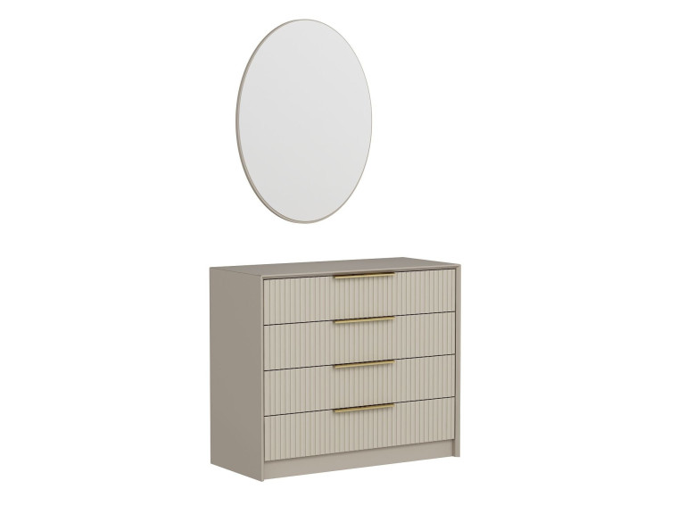 Holzkommode "Kale" - 100 x 45 x 85 cm - Beige