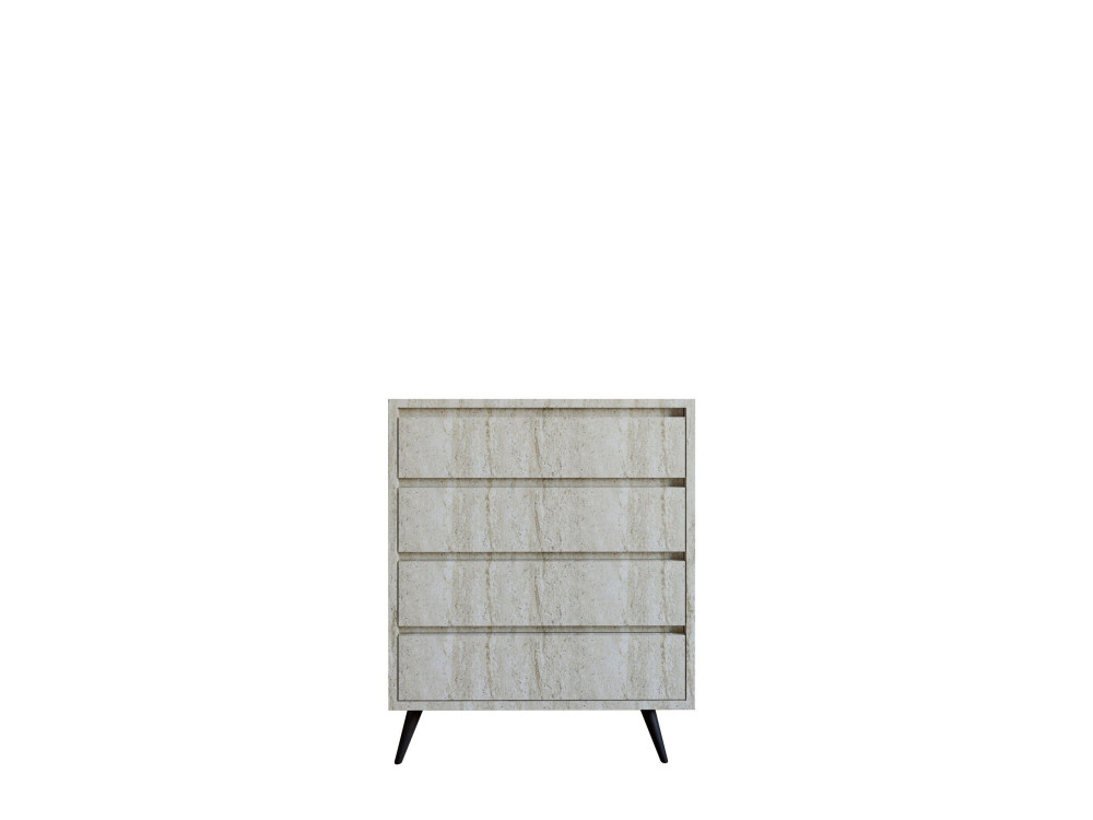 Holzkommode "Suvera" - 70 x 40 x 86 cm - Travertin