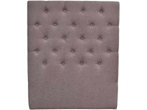 Gepolstertes Kopfteil "Deco"  - 99 cm - Taupe - Aus Stoff